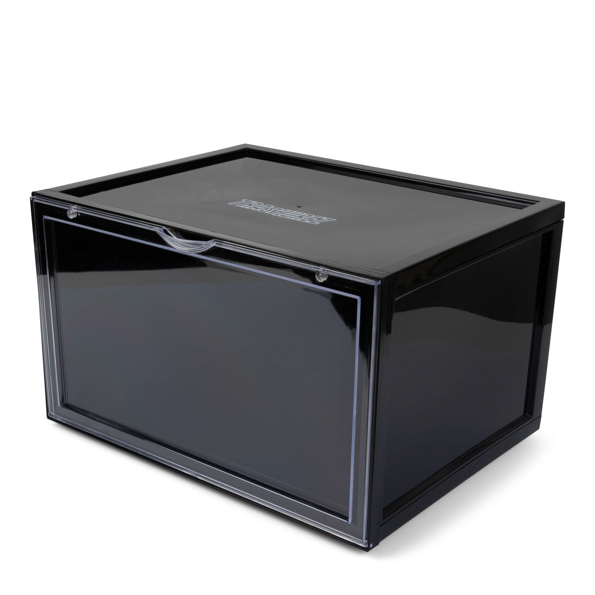 Premium Sneaker Box - Zwart - Rangement pour chaussures - Empilable -  Transparent sur